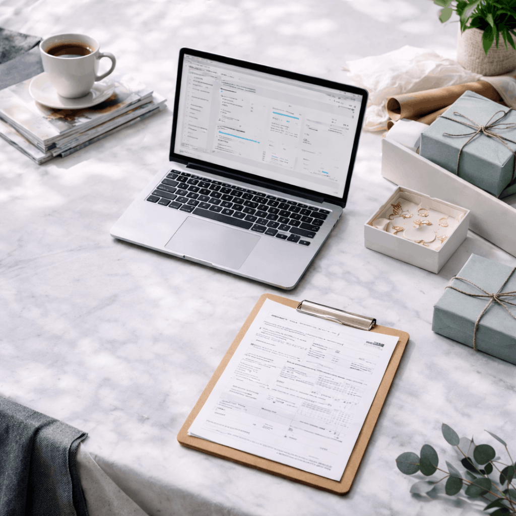 Ecommerce product workspace